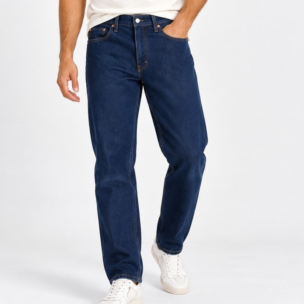 Levis 512 Slim Taper Jeans Mens 38x30 Dark Indigo Blue Denim Pants NEW